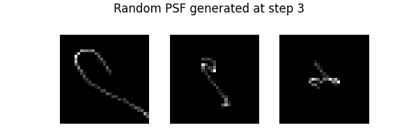 Random PSF generated at step 3