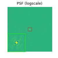 PSF (logscale)